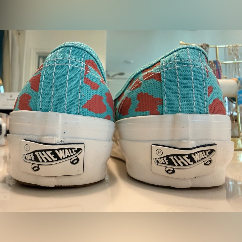Vans LX Authentic 44 Cheetah Pool Blue Multi Sneakers - BRAND NEW WITH BOX - Picture 6 of 9